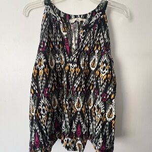 Tribal print tank